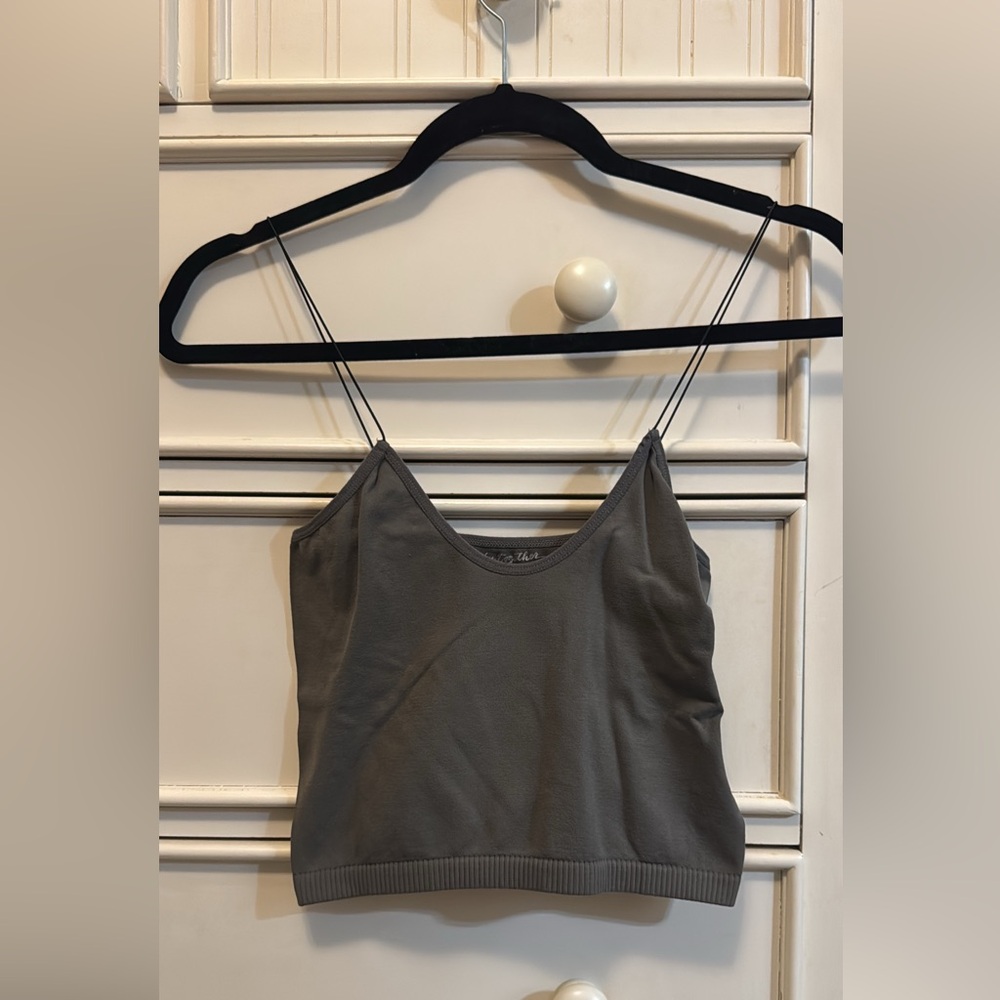 Gray Women's Spaghetti Strap Top